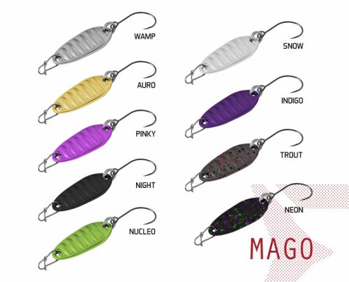 Spoon Delphin MAGO 2g NIGHT Hook #8 Sna