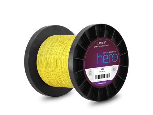 Delphin HERO 8 / fluo sárga 0,16mm 10,5kg  1000m