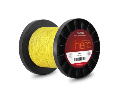 Delphin HERO 4 / fluo sárga 0,12mm 8,2kg  1000m