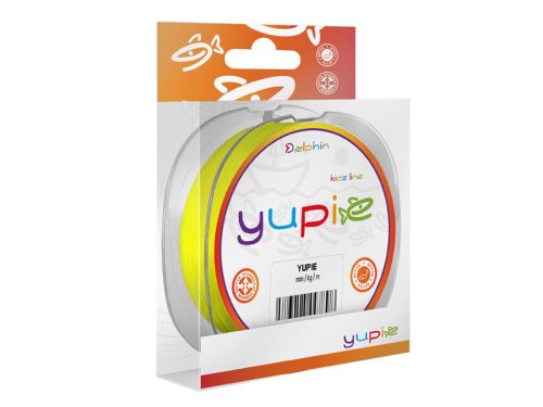 Delphin YUPIE / fluo sárga 0,25mm 5,5kg 300m