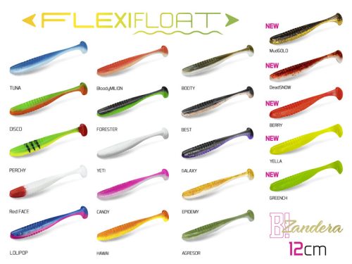 Gumihal Delphin ZANDERA FlexiFLOAT UVs / 5db 12cm/LOLIPOP