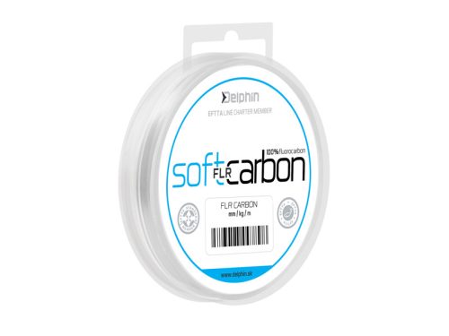 Delphin SOFT FLR CARBON - 100% fluocarbon 0,128mm 1,38kg 50m