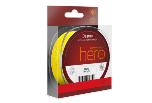 Delphin HERO 4 / fluo sárga 0,50mm 41,7kg 117m