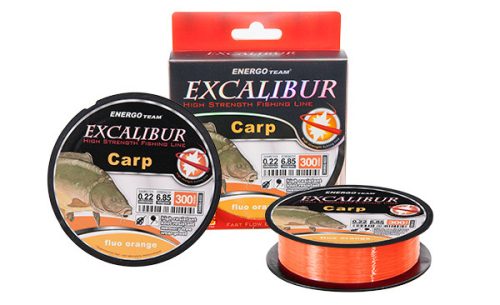 LINE EXCALIBUR CARP FEEDER, FLUO ORANGE, 300M, 0,18MM