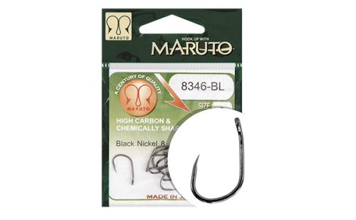 MARUTO HOROG 8346BL T.D.E.10° BARBLESS HC FORGED BLACK NICKEL 10