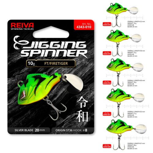 REIVA Jigging Spinner 10g