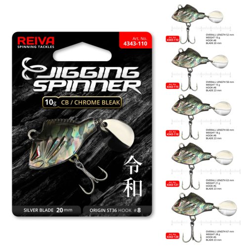 REIVA Jigging Spinner 10g