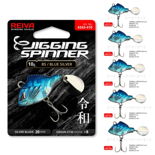 REIVA Jigging Spinner 10g