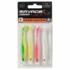 SAVAGE GEAR SLENDER SCOOP SHAD 9CM 4G DARK WATER MIX 4PCS