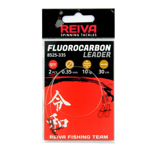 REIVA Fluorocarbon előke 2/cs 30cm/0,45mm