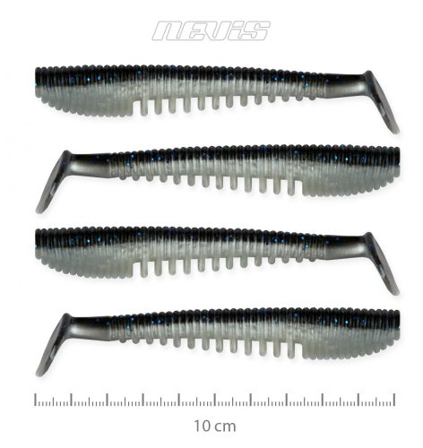 NEVIS Impulse Shad 10cm 4db/cs (Bleak)