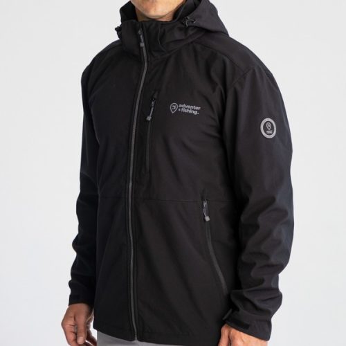 ADVENTER SOFTSHELL JACKET BLACK KABÁT M