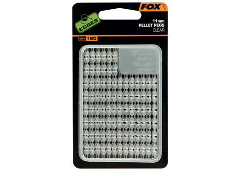 FOX Edges Pellet Pegs 21mm x 2 clear