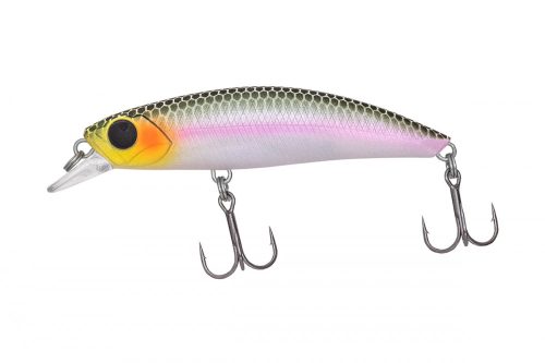 PZ Curve Minnow wobbler, 6 cm, 7,1 g, kék, zöld, rózsaszín, süllyedő