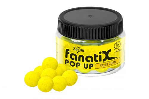 CZ Fanati-X Pop Up horogcsali, 16 mm, édes kukorica, 40 g