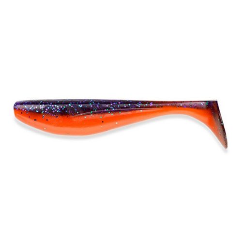 FISHUP_WIZZLE SHAD 3 (8PCS.), #207 - DARK VIOLET/ORANGE"