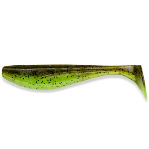 FISHUP_WIZZLE SHAD 3 (8PCS.), #204 - GREEN PUMPKIN/CHARTREUSE"