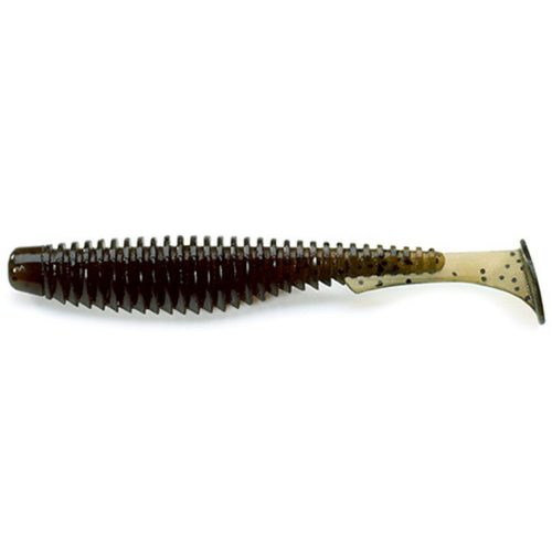 FISHUP_U-SHAD 2 (10PCS.), #043 - WATERMELON BROWN/BLACK"