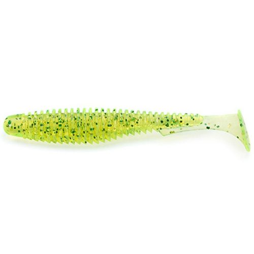 FISHUP_U-SHAD 2 (10PCS.), #026 - FLO CHARTREUSE/GREEN"