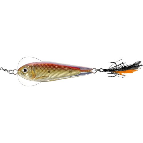 LIVETARGET FLUTTER SHAD JIGGING SPOON GOLD/RED50 MM 11 G