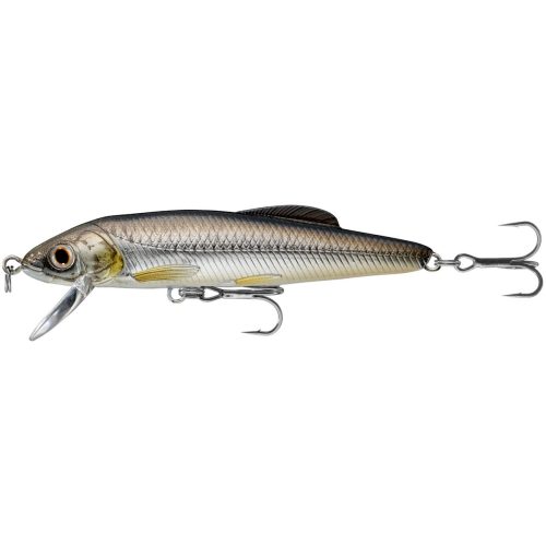 LIVETARGET MINNOW FINESSE JERKBAIT SILVER/BLACK 75 MM 7 G